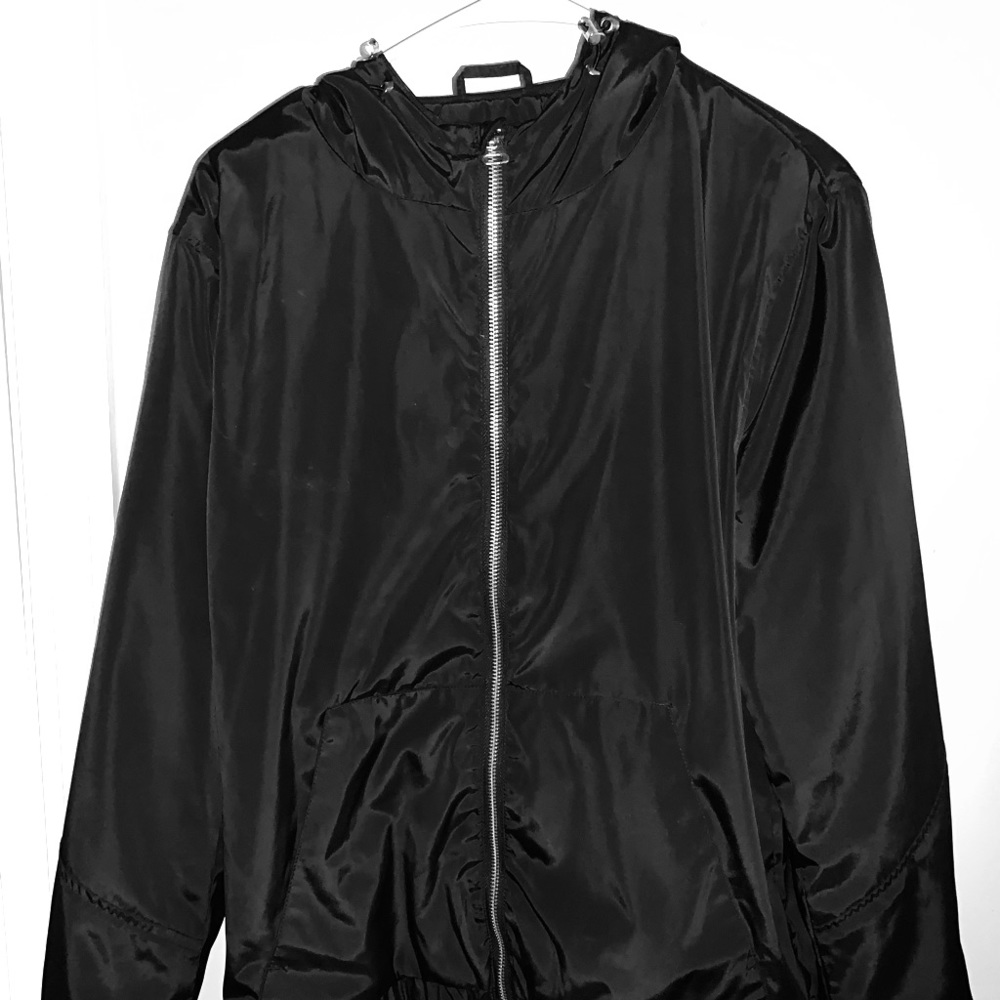Forever 21 Black Windbreaker